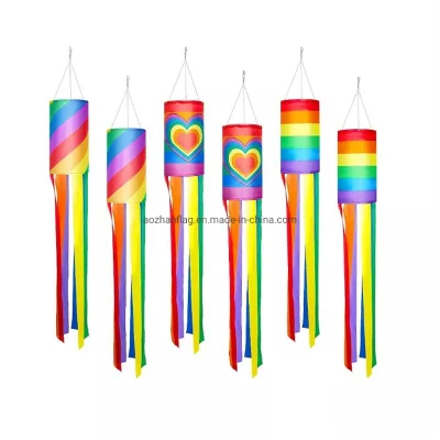 Пользовательский баннер Дешевый ЛГБТ-гей-прайд Радужный ветроуказатель
